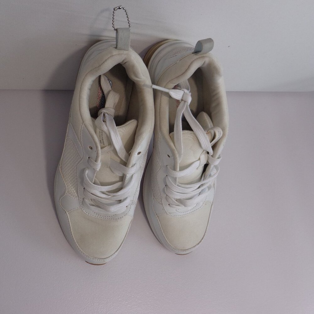 Skechers Bobs Pulse Air Sneakers Walking White Memory Foam Women's Size 10 - Picture 6 of 7